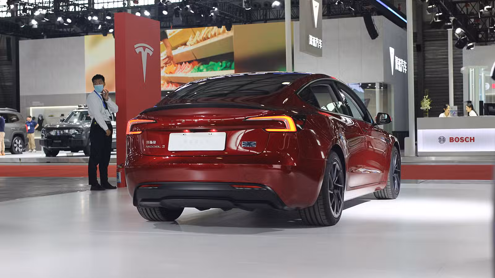 File photo shows a Tesla Model 3.