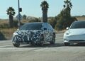 По-достъпният средноразмерен SUV „Cosmos“ на Lucid бе забелязан на тестове до Tesla Model Y