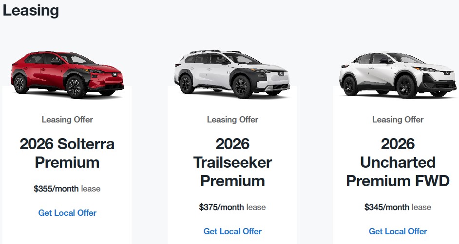 Subaru-EVs-lease-cheaper