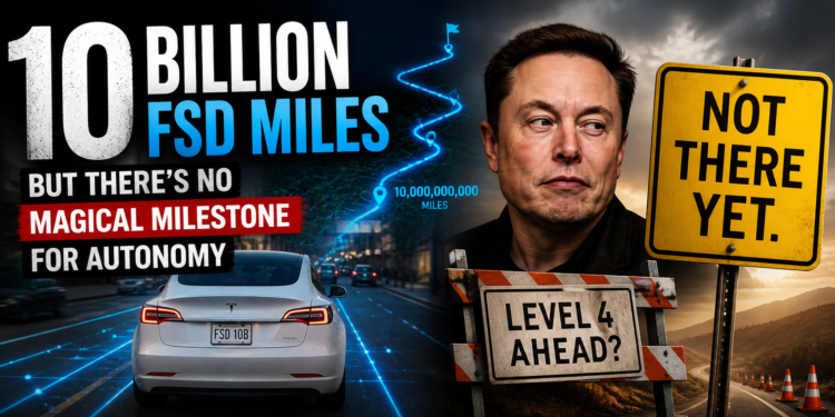 Tesla достигна 10 милиарда мили с FSD — дали това е някакъв магически праг за автономното шофиране 1 Tesla 10 billion FSD miles milestone