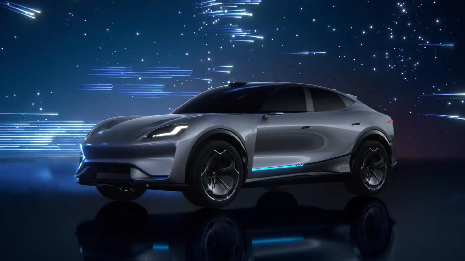 A screenshot from a video shows the Aiva Origin Concept.