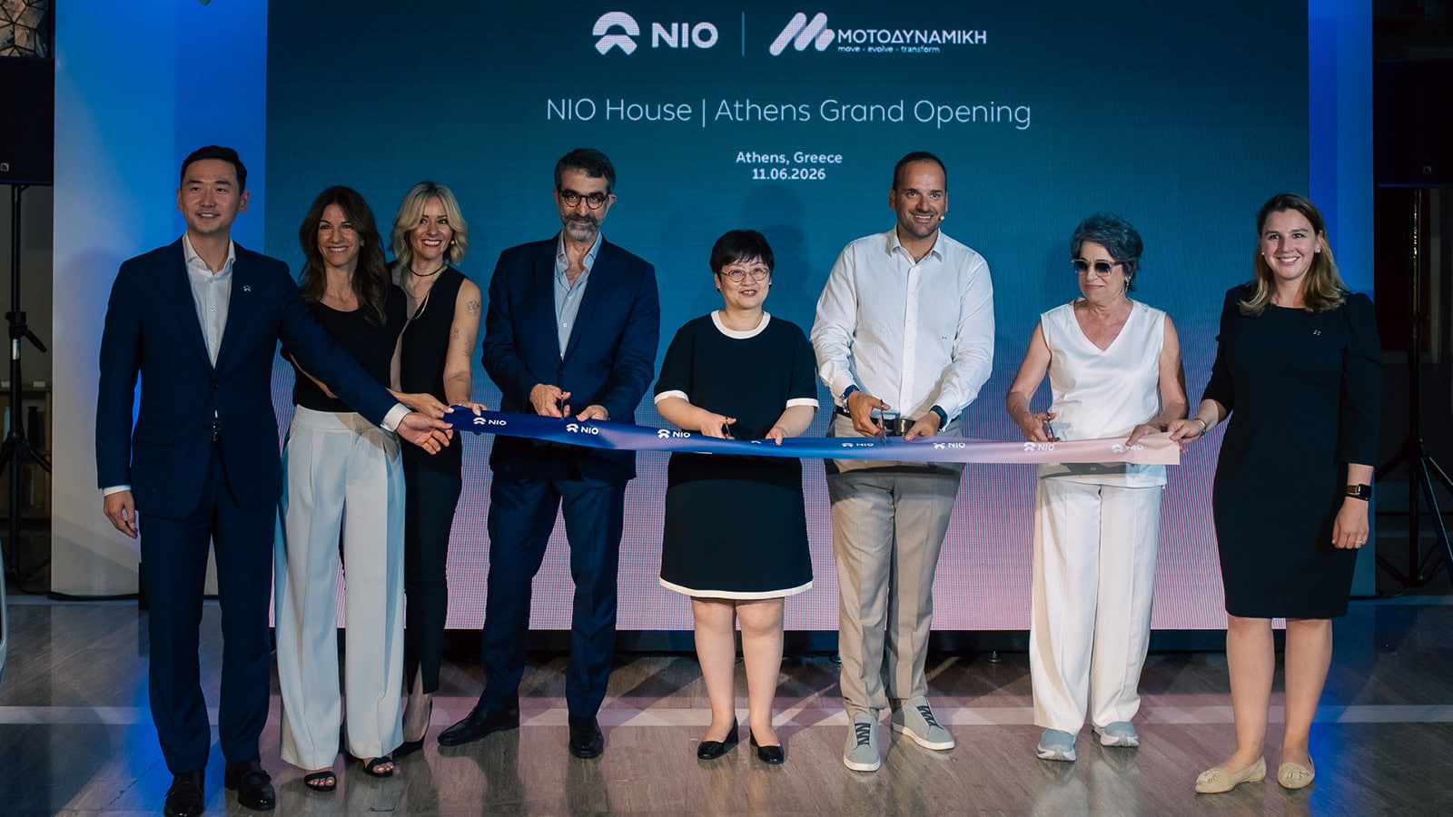 Nio has opened its first store in Greece, Nio House Athens.