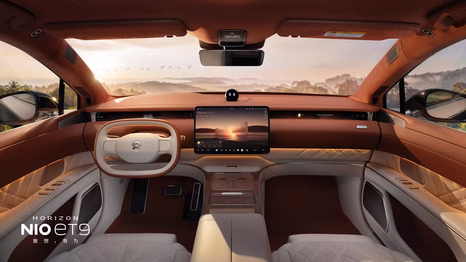 The interior of the Nio ET9 special edition.