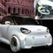 Smart #2 concept with 300 km WLTP range, 35.7 kWh battery chassis and interior exposed