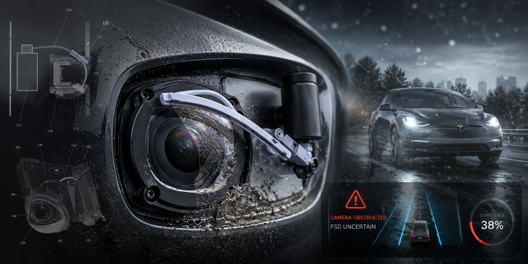 Tesla Camera wiper patent hero
