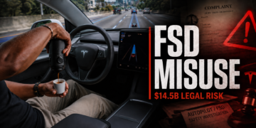Tesla насърчава злоупотребата с FSD в собствените си видеоклипове — което подкопава правната ѝ защита