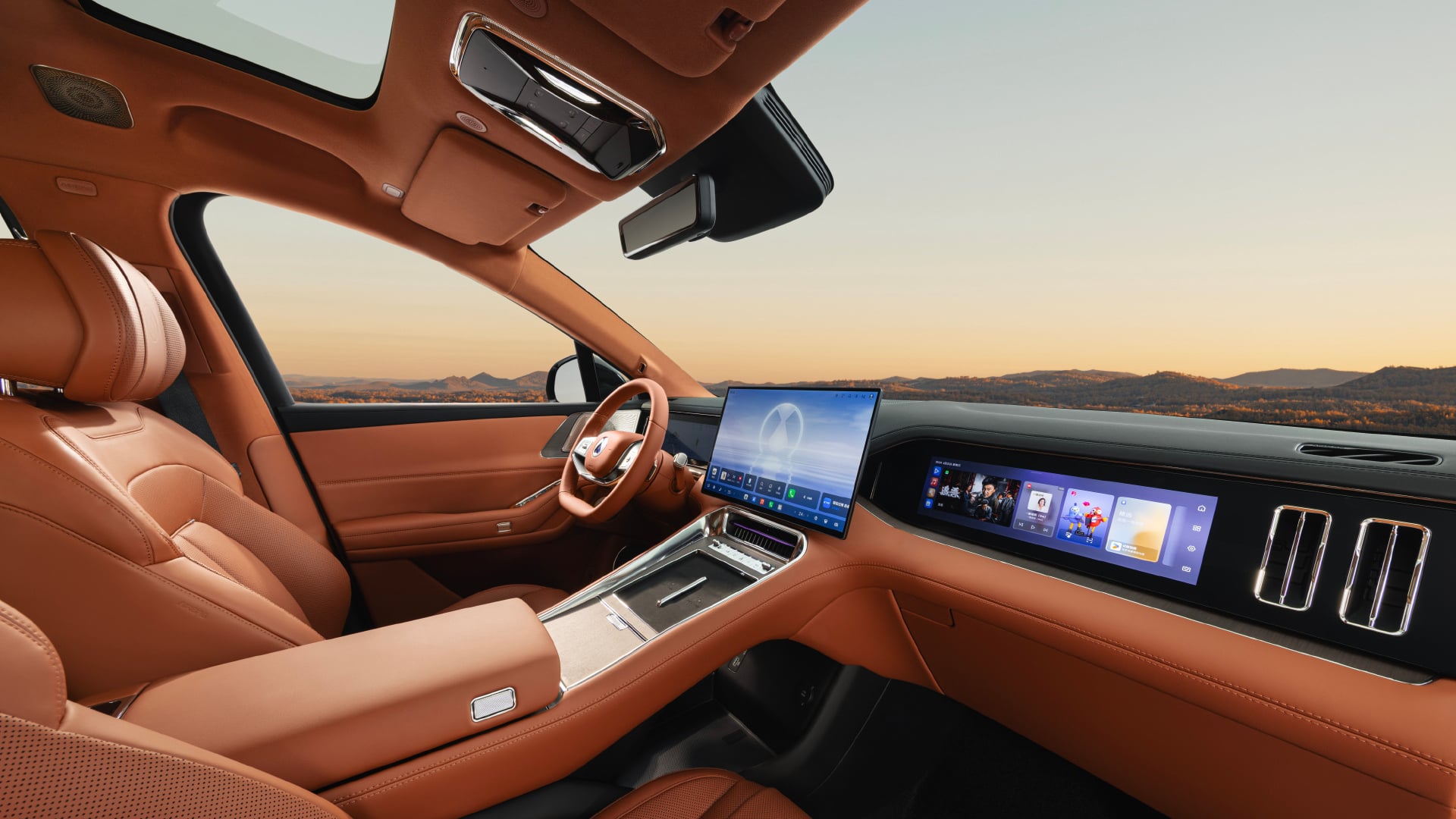 Denza, подразделение на BYD, пуска на пазара в Китай обновен SUV N8L PHEV с 728 kW бързо зареждане и пробег в електрически режим от 430 км на цена от 47 200 USD 6 denza n8l launch 4