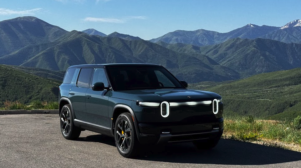 Rivian R2 mountains