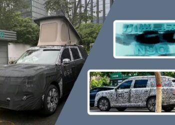 Първият пълноразмерен SUV на Xiaomi: Sky Nomad N90 забелязан в Китай, EREV с пробег 500 км и вградена палатка