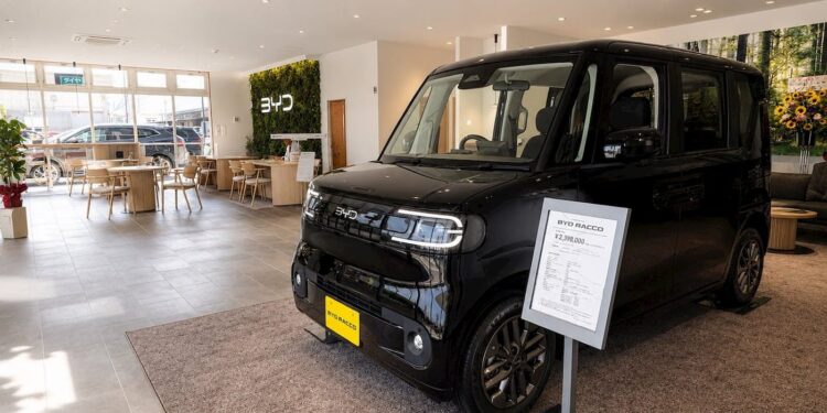 BYD electric kei car orders