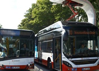 В метрополисната зона на Вашингтон се инсталират първите зарядни станции за електрически автобуси по маршрутите