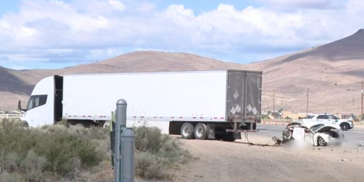 Tesla Semi fatal crash hero