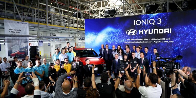 Hyundai започва производството на IONIQ 3 – своя достъпен електрически хечбек 1 Hyundai IONIQ 3 EV production