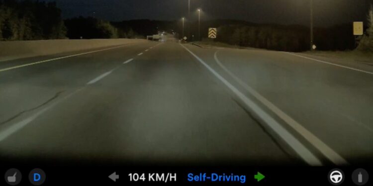Tesla FSD takes wrong exit