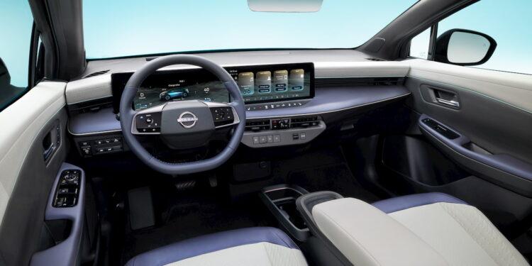 Nissan Leaf EV interior