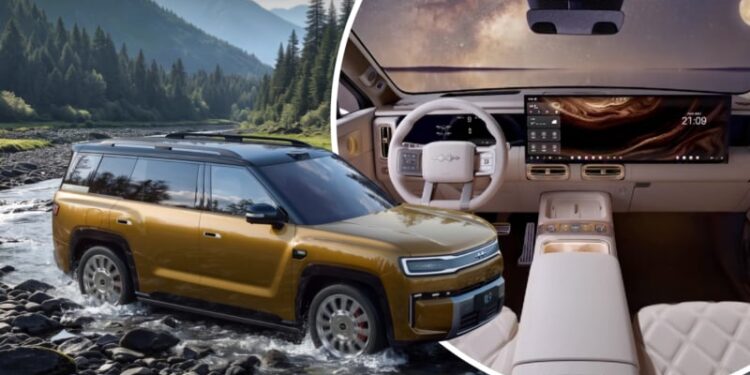BYD Fang Cheng Bao Ti 9 разкри интериора си преди представянето в Китай 1 Byd fang cheng bao ti 9 interior